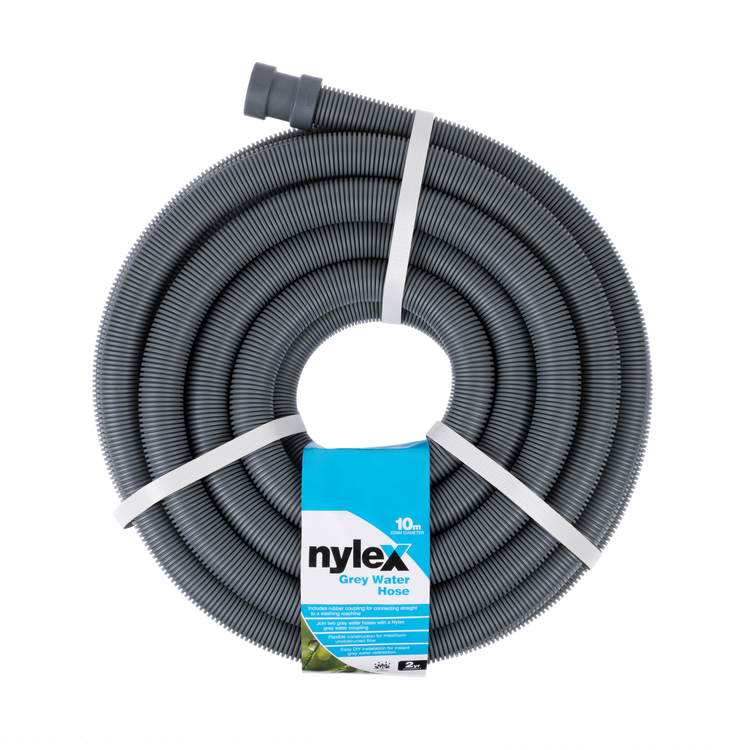 Nylex Grey Water Chief Hose - 22mm x 10m