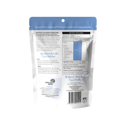 Munchme Nutritious Snack Cashew Sesame - 120g