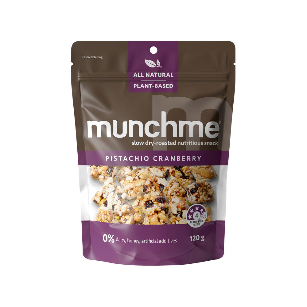 Munchme Nutritious Snack Pistachio Cranberry - 120g