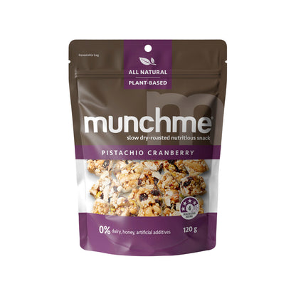 Munchme Nutritious Snack Pistachio Cranberry - 120g