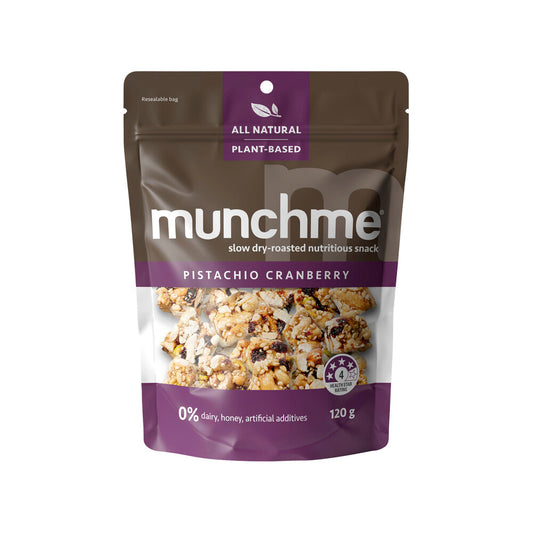 Munchme Nutritious Snack Pistachio Cranberry - 120g