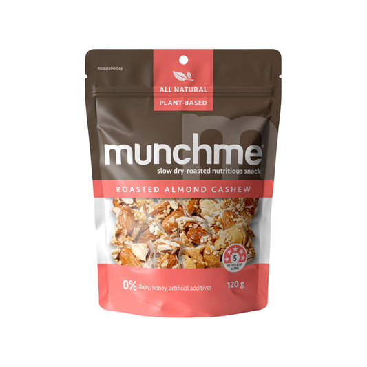 Munchme Nutritious Snack Roasted Almond Cashew - 120g