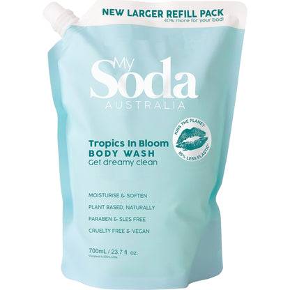 My Soda Body Wash Refill Tropics In Bloom 700ml
