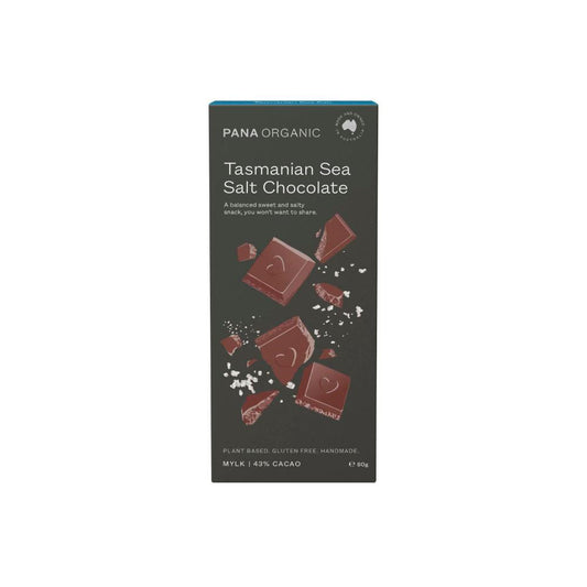 Pana Organic Mylk Tasman Sea Salt Chocolate - 80g
