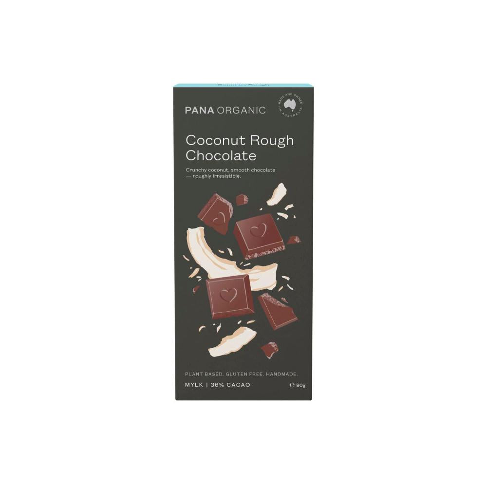 Pana Organic Mylk Coconut Rough Chocolate - 80g