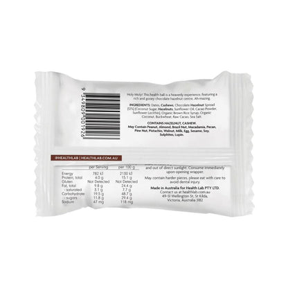 Health Lab Gluten Free Holy Hazelnut Nut-butter Filled Ball - 40g