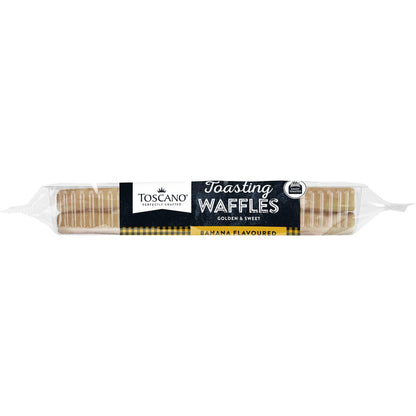 Toscano Toasting Waffles Banana Flavoured 172g