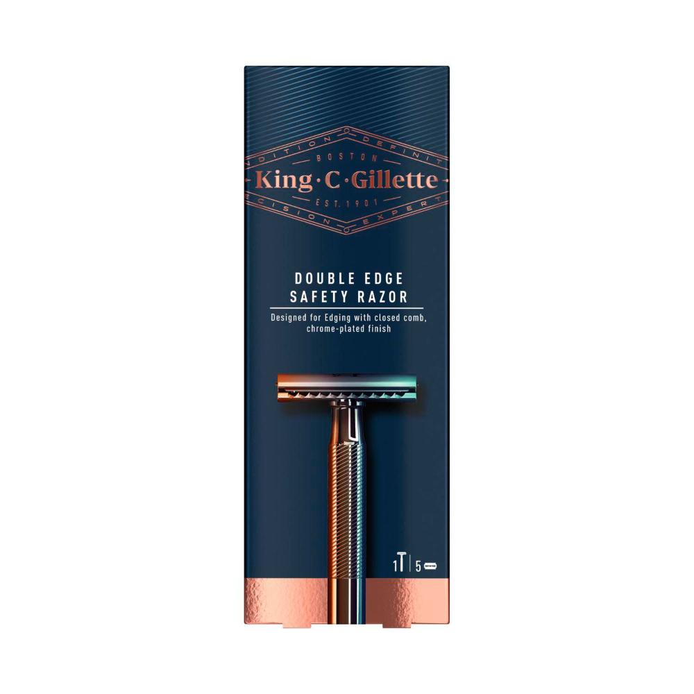 King C Gillette Double Edge Razor + 5ct - 1 each
