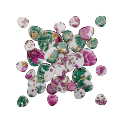 Mandala Art Empress Ceramic Mosaic Pebbles - 52 x 105 x 67mm
