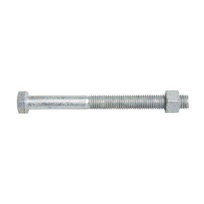 Zenith Hex Head Bolt - M12 x 130mm - Hot Dipped Galvanised - 12 Pack