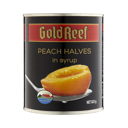 Gold Reef Peach Halves In Syrup - 825g