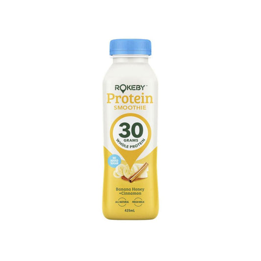 Rokeby Protein Smoothie Banana Honey Cinnamon - 425mL