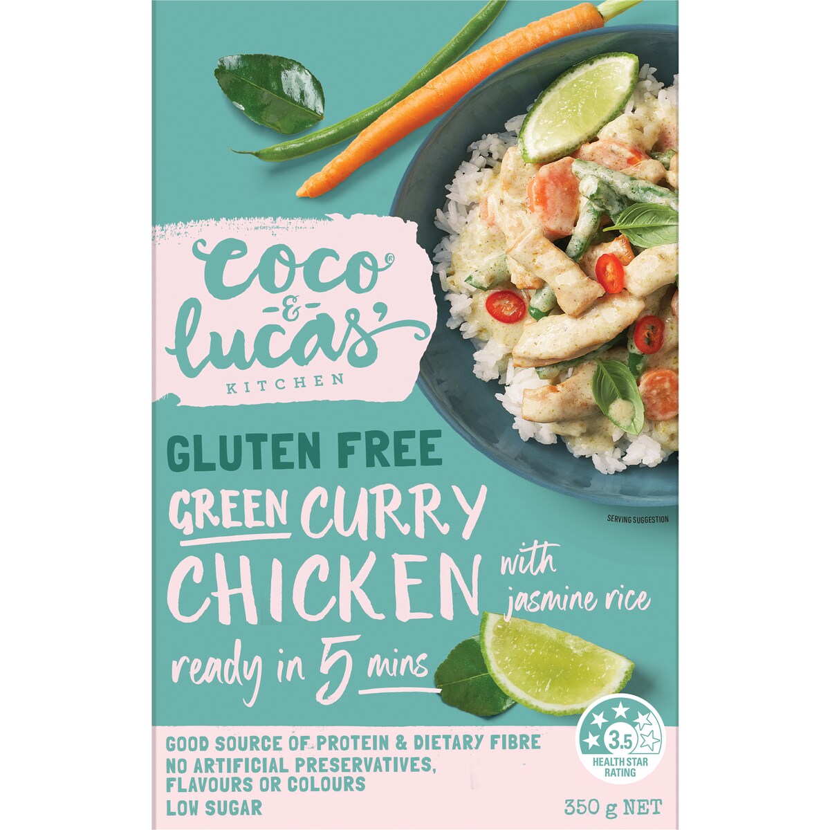 Coco & Lucas' Green Chicken Curry Gluten Free 350g