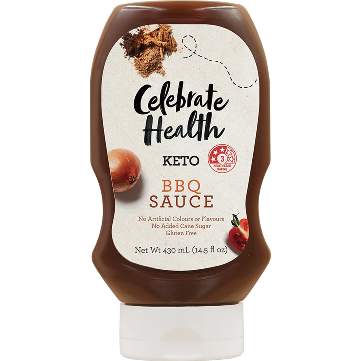 Celebrate Health Keto BBQ Sauce 430mL