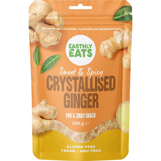 Earthly Eats Crystallised Ginger 200g