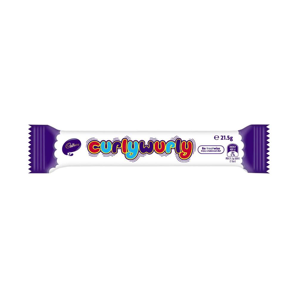 Cadbury Curly Wurly Chocolate Bar - 21.5g