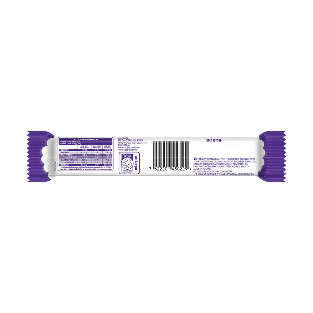 Cadbury Curly Wurly Chocolate Bar - 21.5g