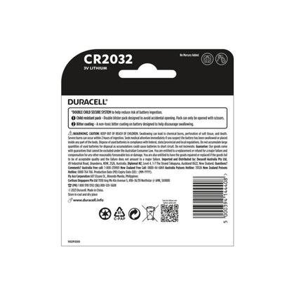 Duracell Specialty 2032 Lithium Coin Batteries - 6 Pack