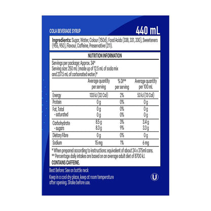 Sodastream Pepsi Flavour Mix - 440mL