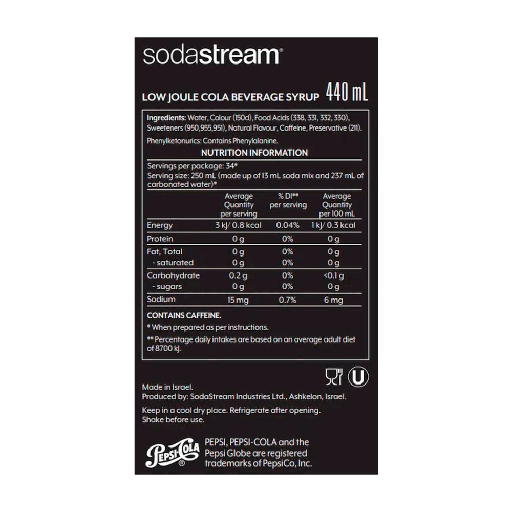 Sodastream Pepsi Max Flavour - 440mL