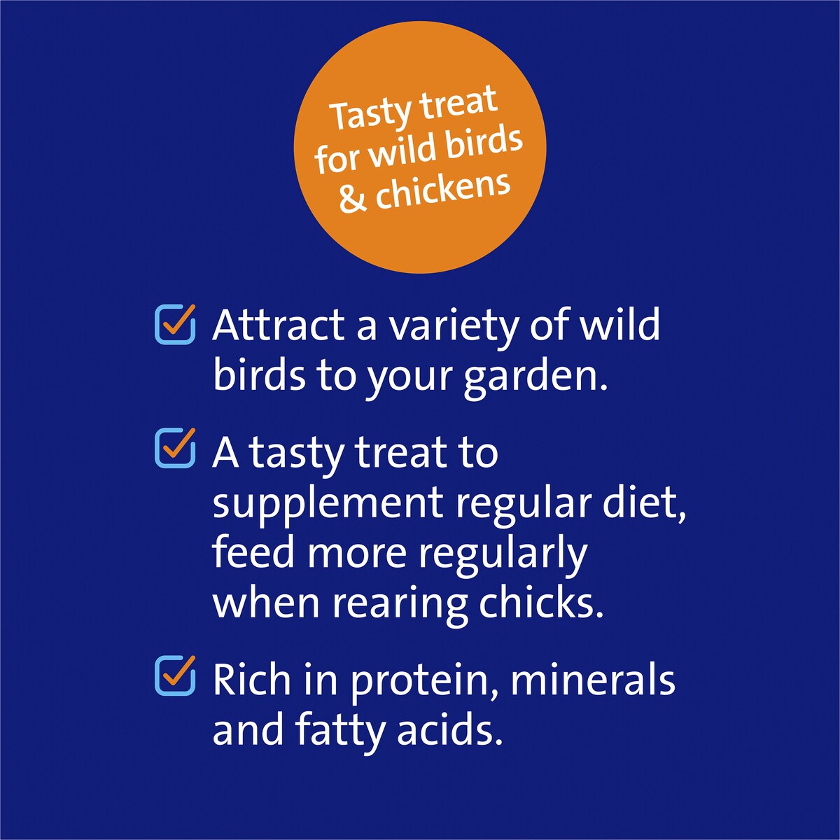 Harmony Wild Bird Dried Mealworms 120g