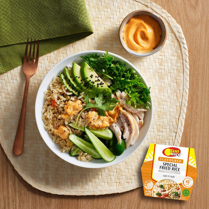 Sunrice Microwave Special Fried Rice Flavoured Cups 125g X 2 Pack