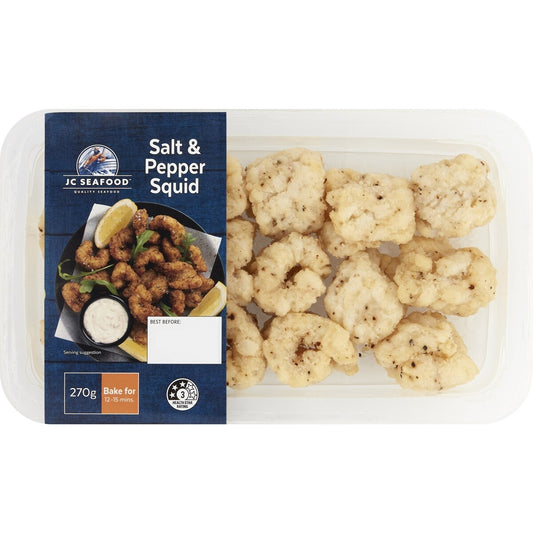 Jc Seafood Salt & Pepper Squid 270g