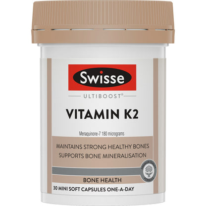 Swisse Ultiboost Vitamin K2 Capsules 30 pack