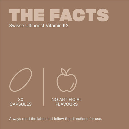 Swisse Ultiboost Vitamin K2 Capsules 30 pack
