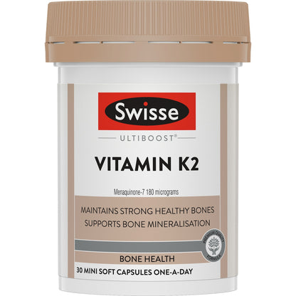 Swisse Ultiboost Vitamin K2 Capsules 30 pack