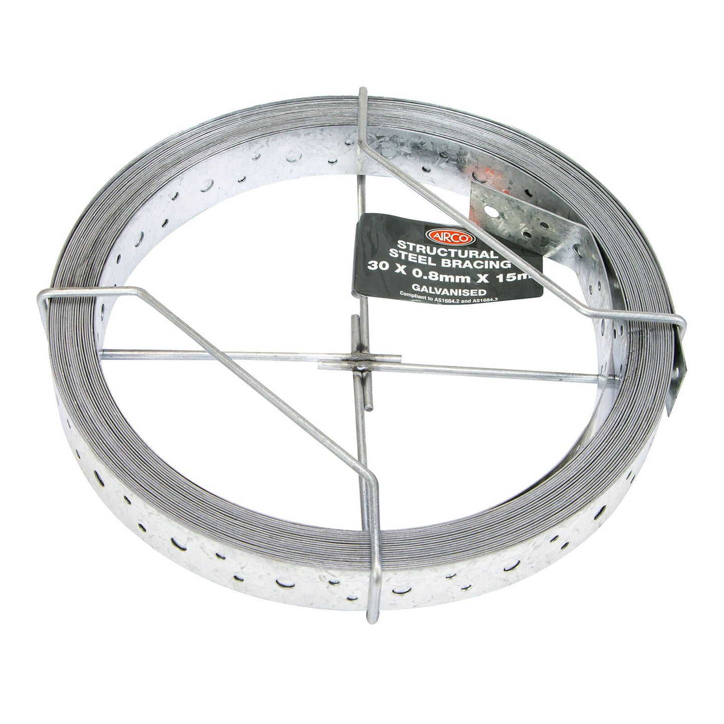Airco Structural Galvanised Strapping - 30 x 0.8mm x 15m