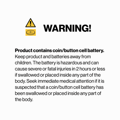 Homentry Key Ring Remote Control - 9mm x 94mm x 25mm - Plastic - 2 Button