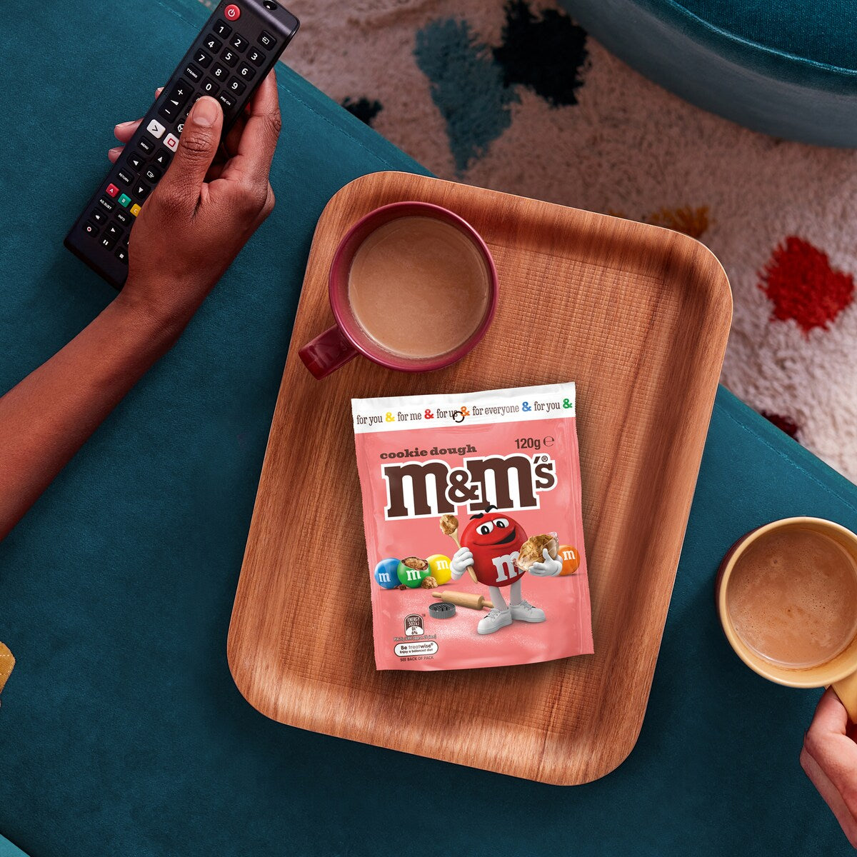 M&M's Cookie Dough Milk Chocolate Snack & Share Bag 120g