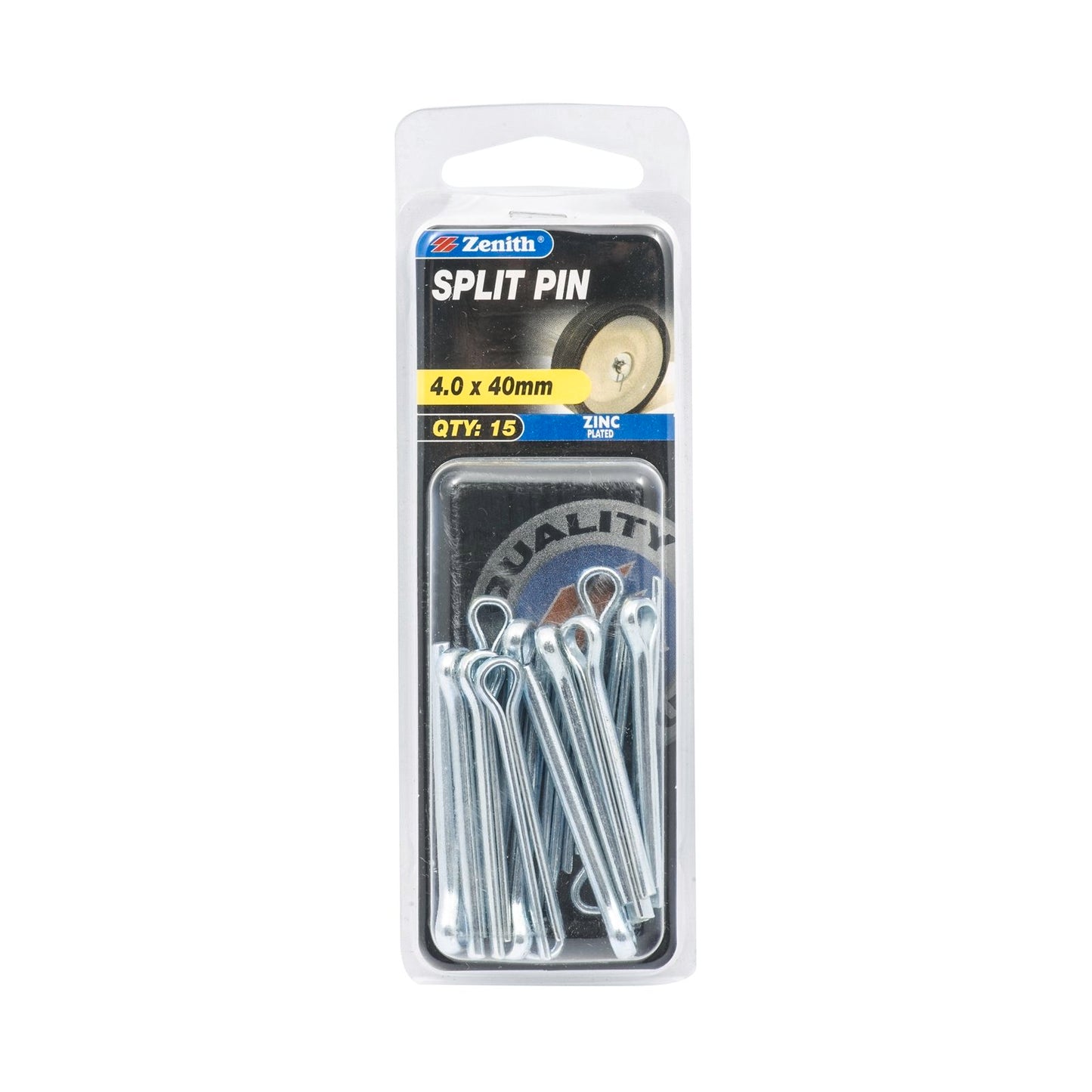 Zenith Split Pins - 4 x 40mm - 15 Pack