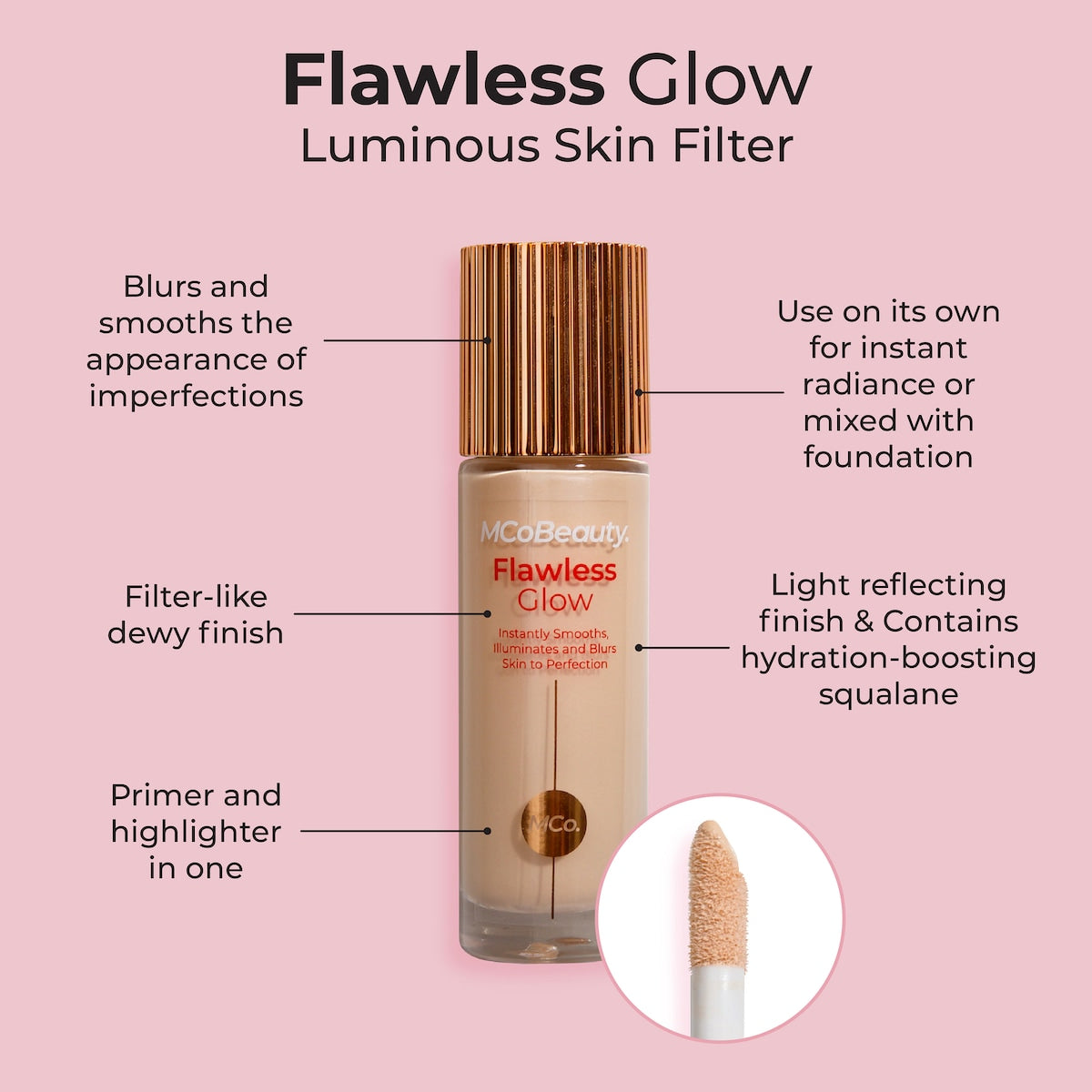 Mcobeauty Flawless Glow 3.5 Light/med 30ml