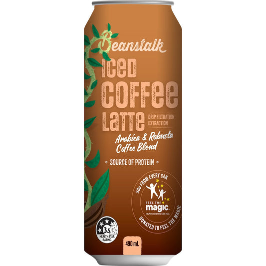 Beanstalk Iced Coffee Latte 490ml