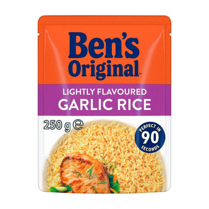 Ben's Original Light Flavour Garlic Rice Pouch - 250g
