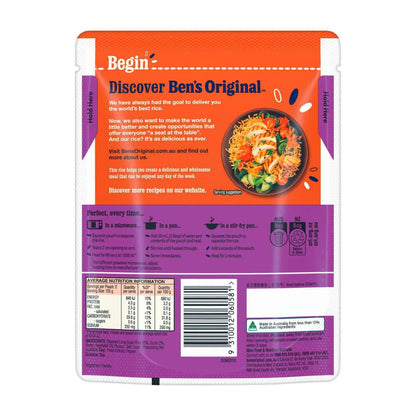 Ben's Original Light Flavour Garlic Rice Pouch - 250g