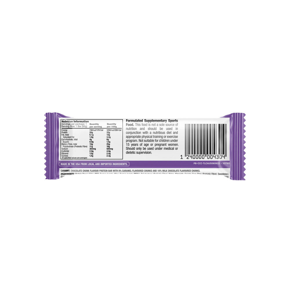 Quest Protein Bar Caramel Chocolate Chunk - 60g