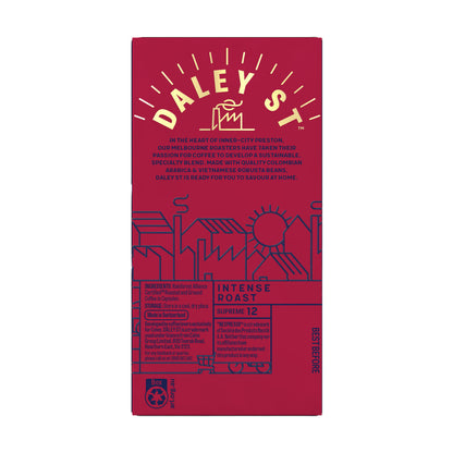 Daley Street Intense Aluminium Nespresso Compatible Coffee Capsules - 10 pack