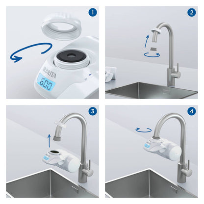 Brita Water Filter Tap Pro V Mf System - 600L