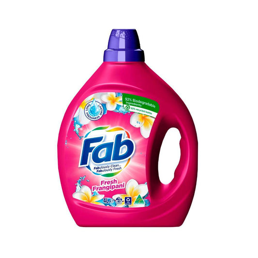 Fab Frangipani Laundry Liquid - 4L