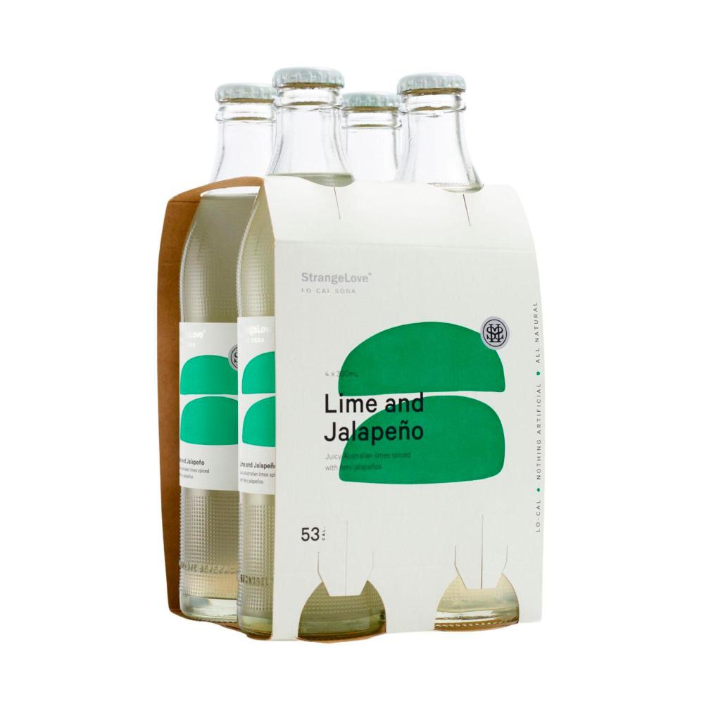Strangelove Lime & Jalepeno 330ml - 4 Pack