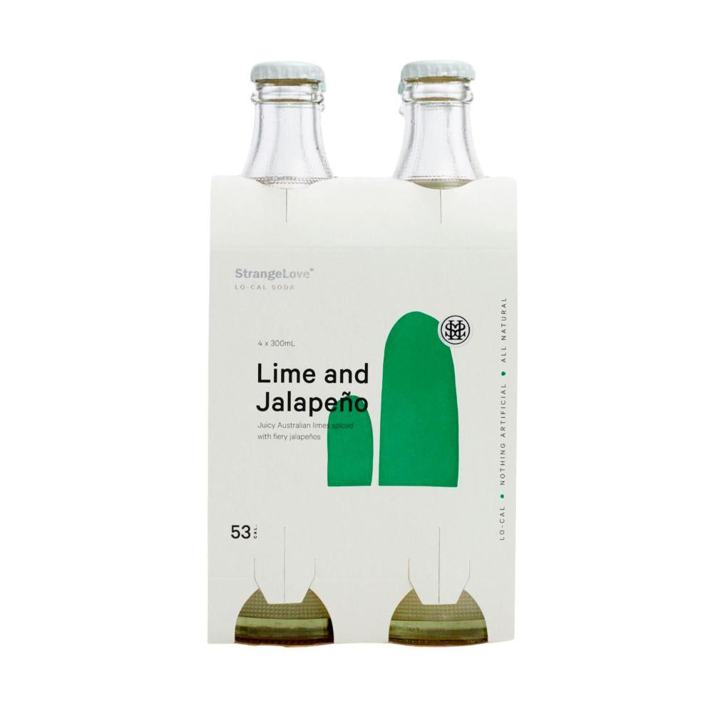 Strangelove Lime & Jalepeno 330ml - 4 Pack