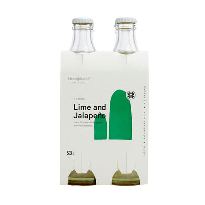 Strangelove Lime & Jalepeno 330ml - 4 Pack