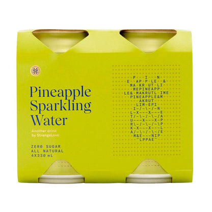 Strangelove Pineapple Sparkling Water - 4 pack