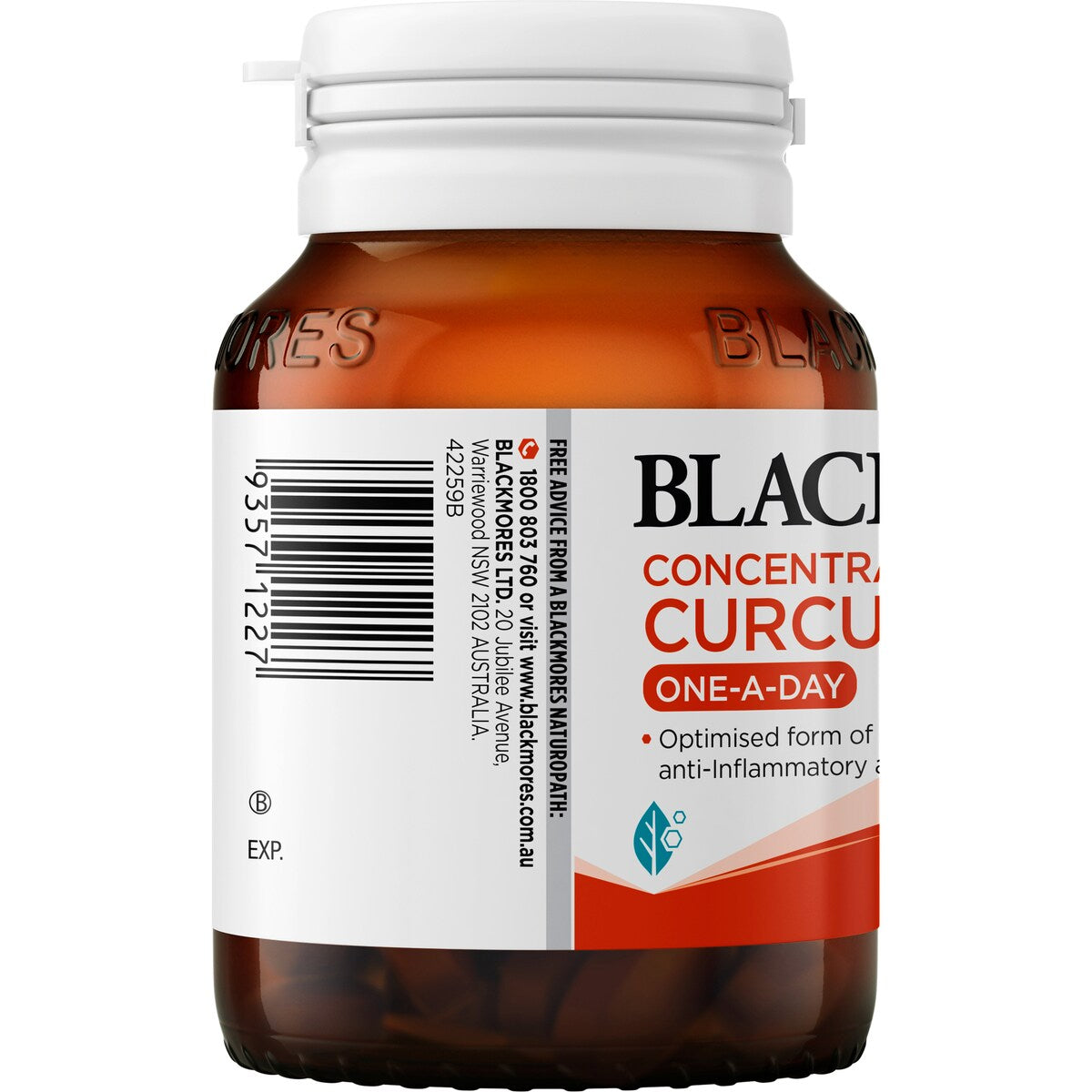 Blackmores Concentrated Curcumin Tablets 30 pack