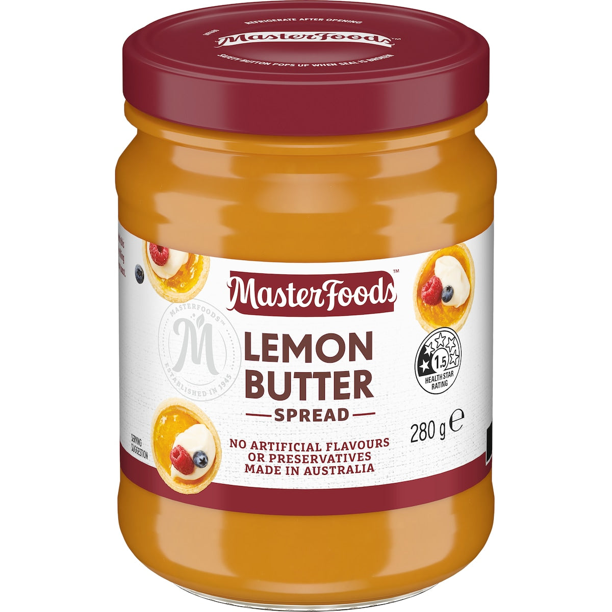 MasterFoods Lemon Butter Spread 280g
