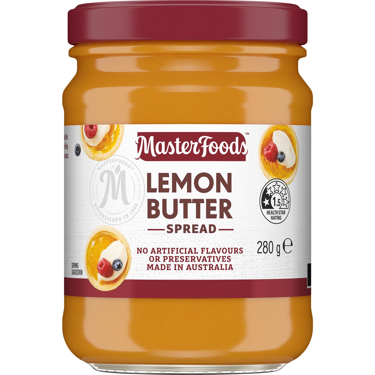 MasterFoods Lemon Butter Spread 280g