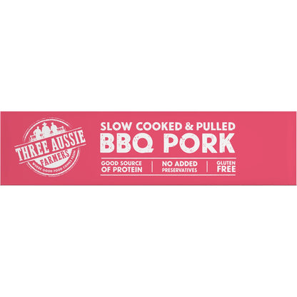 Three Aussie Farmers Slow Cooked Pulled Pork 500g